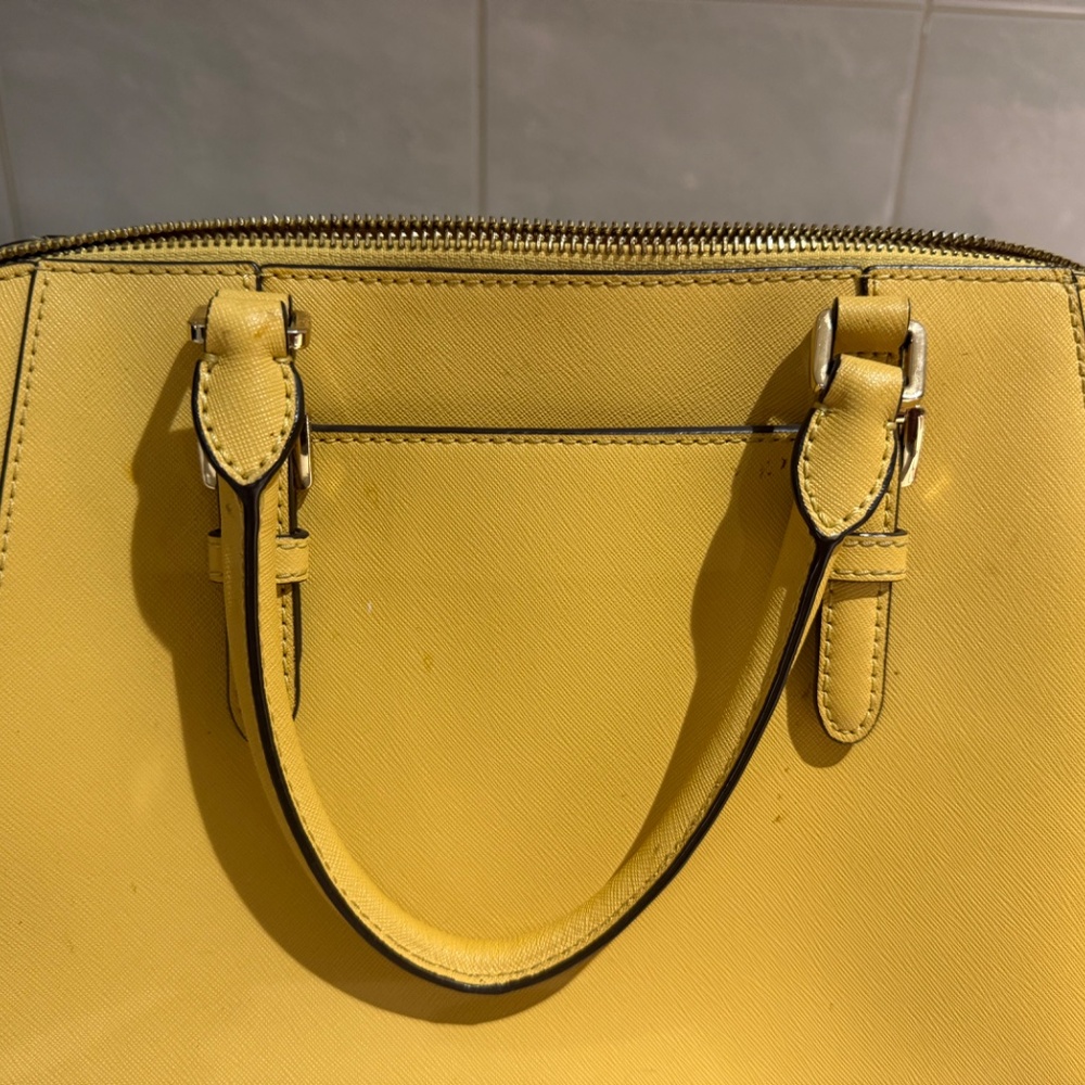 Authentic Michael Kors Saffiano Leather Satchel I… - image 3